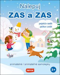 Nalepuj ZAS a ZAS - Pejskův sešit / Psíkov zošit - snímatelné / snímateľné samolepky (CZ/S