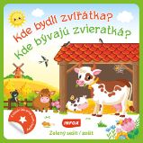 Kulaté samolepky Kde bydlí zvířátka? / Kde bývajú zvieratká? - zelený sešit /zošit Kulaté samolepky Kde bydlí zvířátka? / Kde bývajú zvieratká? - zelený sešit /zošit