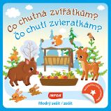 Kulaté samolepky Co chutná zvířátkům? / Co chutí zvieratkám? - modrý sešit / zošit - Slovenské knihy pro děti Kulaté samolepky Co chutná zvířátkům? / Co chutí zvieratkám? - modrý sešit / zošit