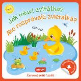 Kulaté samolepky Jak mluví zvířátka? / Ako rozprávajú zvieratká? - červený sešit / zošit Kulaté samolepky Jak mluví zvířátka? / Ako rozprávajú zvieratká? - červený sešit / zošit