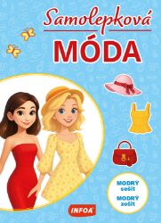 Samolepková móda - modrý sešit / modrý zošit Samolepková móda - modrý sešit / modrý zošit