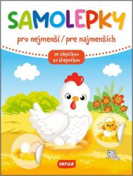 Samolepky pro nejmenší / Samolepky pre najmenších - se slepičkou / so sliepočkou (CZ/SK vy Samolepky pro nejmenší / Samolepky pre najmenších - se slepičkou / so sliepočkou (CZ/SK vy