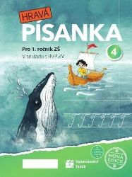 Hravá písanka pro 1.ročník - 4.díl - nová edice - Verze s menším písmem - Adriena Binková,Marcela Puldová - Český jazyk pro 1. třídu Hravá písanka pro 1.ročník - 4.díl - nová edice - Verze s menším písmem