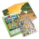 Veselé safari s 3D samolepkami Veselé safari s 3D samolepkami