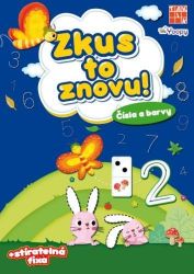 Zkus to znovu! - Čísla a barvy - Dětské knížky poznávání barev Čísla a barvy - Zkus to znovu!