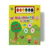 Malované otisky 4 - Omalovánky pro děti Malované otisky 4