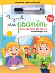 Rozcvička před psaním - Příprava na psaní pro školkaře - Naučné knihy pro nejmenší Rozcvička před psaním