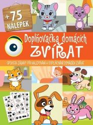 Doplňovačka domácích zvířat + 75 nálepek - Samolepky se zvířátky Doplňovačka domácích zvířat + 75 nálepek