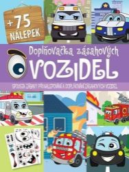 Doplňovačka zásahových vozidel + 75 nálepek - Samolepky pro děti Doplňovačka zásahových vozidel + 75 nálepek