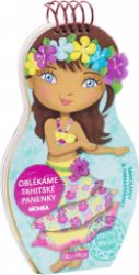 Oblékáme tahitské panenky - Mohea - Julie Camel - Omalovánky pro děti Oblékáme tahitské panenky Mohea - omalovánky