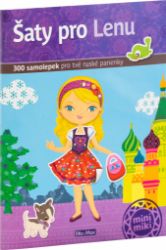 Šaty pro Lenu - kniha samolepek - Elin Ferner - Poznávání světa pro děti Šaty pro LENU - kniha samolepek