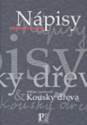 Nápisy - Kousky dřeva