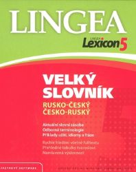 Lexicon 5 Ruský velký slovník - CD ROM - kolektiv autorů - Jazykové učebnice CD Velký slovník rusko-český, česko-ruský
