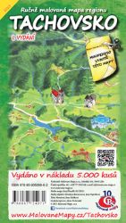 Tachovsko - Ručně malovaná mapa - Mapy a průvodci Tachovsko - Ručně malovaná mapa
