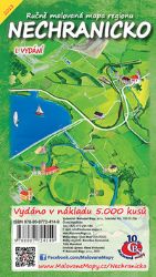 Nechranicko - Ručně malovaná mapa - Mapy a průvodci Nechranicko - Ručně malovaná mapa