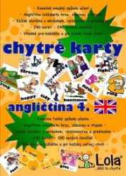 Chytré karty - Angličtina slovíčka 4 - Alexandra Pomazalová - Karetní hry Chytré karty - Angličtina slovíčka 4