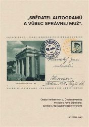 Sběratel autogramů a vůbec správnej muž - Jan Hálek - Sběratelství Sběratel autogramů a vůbec správnej muž