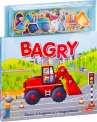 Bagry - Knížka s magnetkami Bagry - Knížka s magnetkami