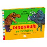 Rozpustilé hrátky DINOSAUŘI se zvířátky - Robin Král - Interaktivní knihy pro nejmenší Rozpustilé hrátky DINOSAUŘI se zvířátky