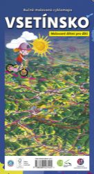 Vsetínsko dětem - Ručně malovaná cyklomapa - Cyklistické mapy Vsetínsko dětem - Ručně malovaná cyklomapa