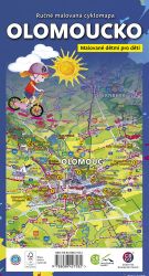 Olomoucko dětem - Ručně malovaná cyklomapa - Mapy a průvodci Olomoucko dětem - Ručně malovaná cyklomapa