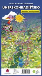 Uherskohradišťsko dětem - Ručně malovaná cyklomapa