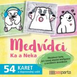 Medvídci Ka a Neka - Dětské hry Medvídci Ka a Nekaf - 54 karet a doprovodný sešit