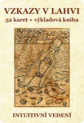 Vzkazy v lahvi - 52 karet + výkladová kniha