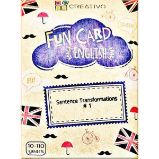 Fun card English Sentence Transformations #1 Fun card English Sentence Transformations #1