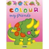 Colour my friends - Dino - Dětská cizojazyčná literatura Colour my friends - Dino