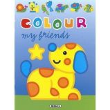 Colour my friends - Dog - Dětská cizojazyčná literatura Colour my friends - Dog