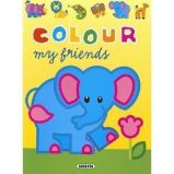 Colour my friends - Elephant - Dětská cizojazyčná literatura Colour my friends - Elephant