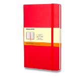 Zápisník Moleskine - tvrdé desky, S, linkovaný - červený Zápisník Moleskine - tvrdé desky, S, linkovaný - červený