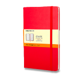 Zápisník Moleskine - tvrdé desky, L, linkovaný - červený Zápisník Moleskine - tvrdé desky, L, linkovaný - červený