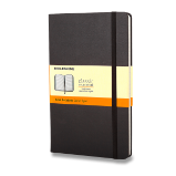 Zápisník Moleskine - tvrdé desky, S, linkovaný - černý Zápisník Moleskine - tvrdé desky, S, linkovaný - černý