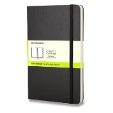 Zápisník Moleskine - tvrdé desky, S, čistý - černý - Bloky a zápisníky do školy Moleskine Zápisník černý S, čistý, tvrdý