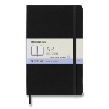 Skicář Moleskine - tvrdé desky, L - černý Skicář Moleskine - tvrdé desky, L - černý