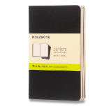 Sešity Moleskine Cahier, S, čisté, 3 ks - černý Sešity Moleskine Cahier, S, čisté, 3 ks - černý