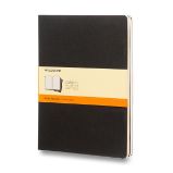 Sešity Moleskine Cahier, XL, linkované, 3 ks - černý - Sešity Moleskine Sešity 3 ks černé XL, linkované