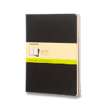 Sešity Moleskine Cahier, XL, čisté, 3 ks - černý - Sešity Moleskine Sešity 3 ks černé XL, čisté