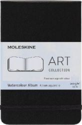 Skicář Moleskine Watercolour Album - S, černý - Bloky a zápisníky do školy Moleskine Skicář akvarelový S blok