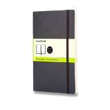 Zápisník Moleskine - měkké desky, L, čistý - černý Zápisník Moleskine - měkké desky, L, čistý - černý