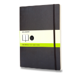 Zápisník Moleskine - měkké desky, XL, čistý - černý Zápisník Moleskine - měkké desky, XL, čistý - černý