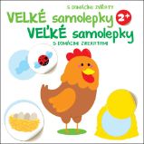Velké samolepky s domácími zvířaty Kuře / Veľké samolepky s domácimi zvieratami Kura Velké samolepky s domácími zvířaty Kuře / Veľké samolepky s domácimi zvieratami Kura