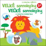 Velké samolepky s divokými zvířaty Lev / Veľké samolepky s divokými zvieratami Velké samolepky s divokými zvířaty Lev / Veľké samolepky s divokými zvieratami