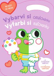 Vybarvi si omalovánku Žába / Vyfarbi si maľovanku Žabka Vybarvi si omalovánku Žába / Vyfarbi si maľovanku Žabka