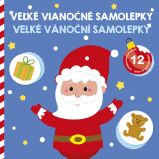 Velké vánoční samolepky / Veľké vianočné samolepky - Slovenské knihy pro děti Velké vánoční samolepky