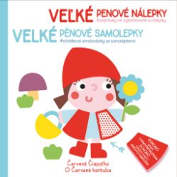 Velké pěnové samolepky O Červené karkulce / Veľké penové nálepky Červená Čiapočka Velké pěnové samolepky O Červené karkulce / Veľké penové nálepky Červená Čiapočka