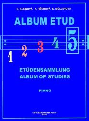 Album etud 5 Piano - kolektiv autorů - Hudba Album etud 5 Piano