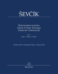 Škola houslové techniky op. 1, sešit 3, výměny poloh - Otakar Ševčík - Divadlo a film Škola houslové techniky op. 1, sešit 3, výměny poloh